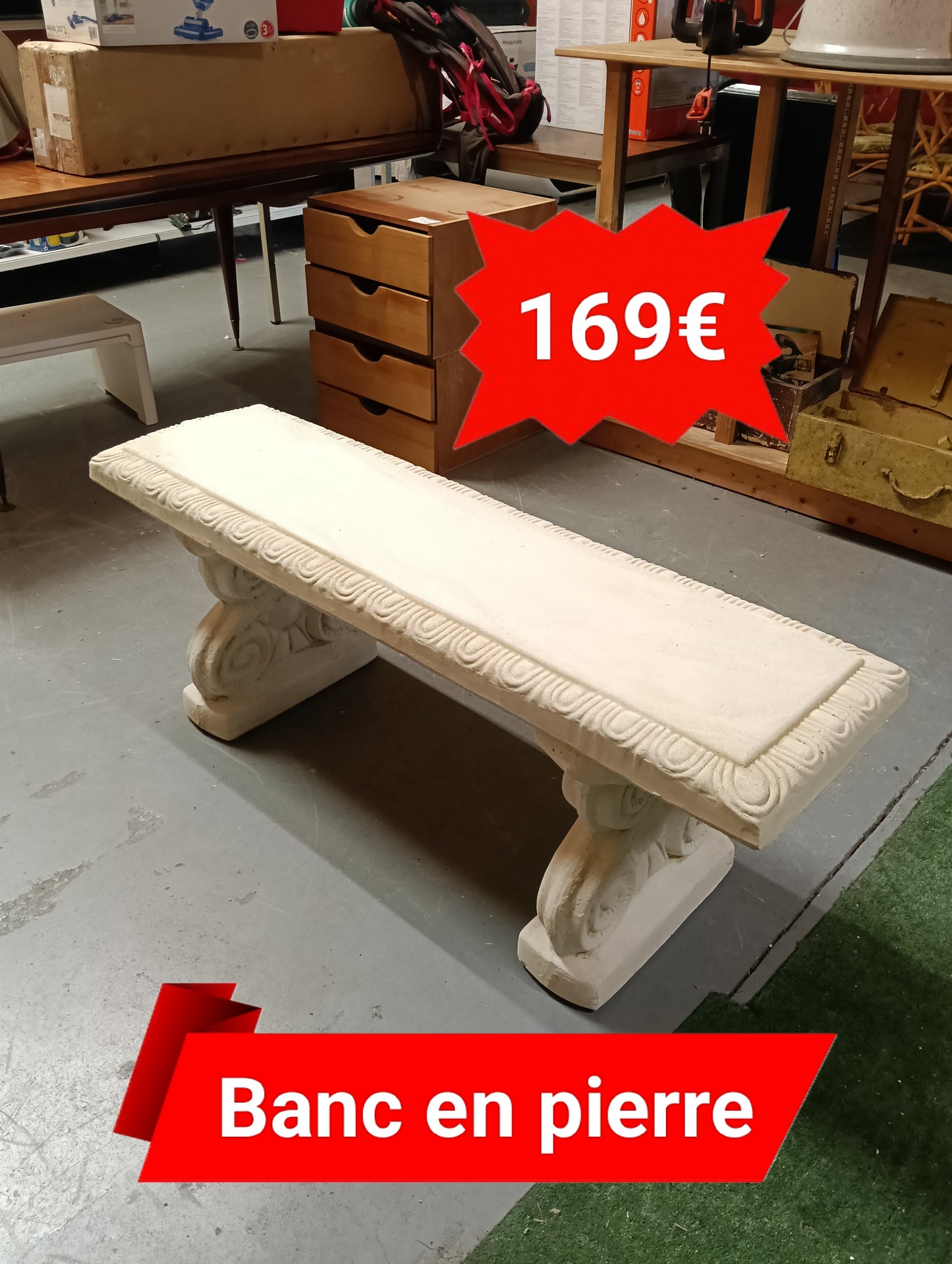 Banc en pierre