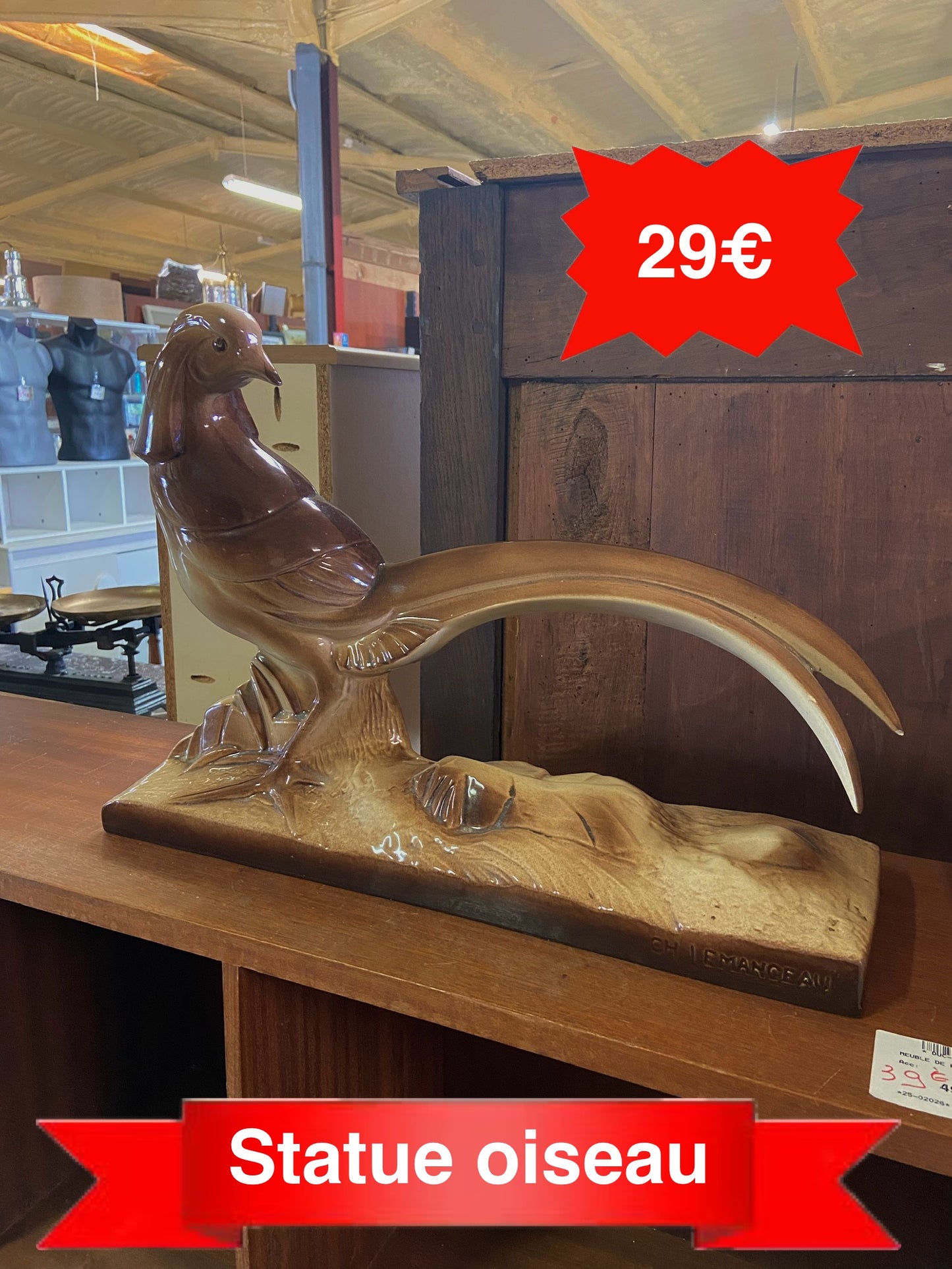 Statue oiseau