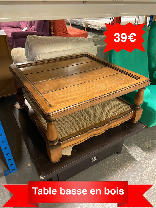 Table basse en bois