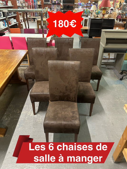 Lot de 6 chaises