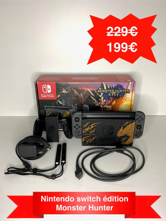 Nintendo Switch édition monster Hunter