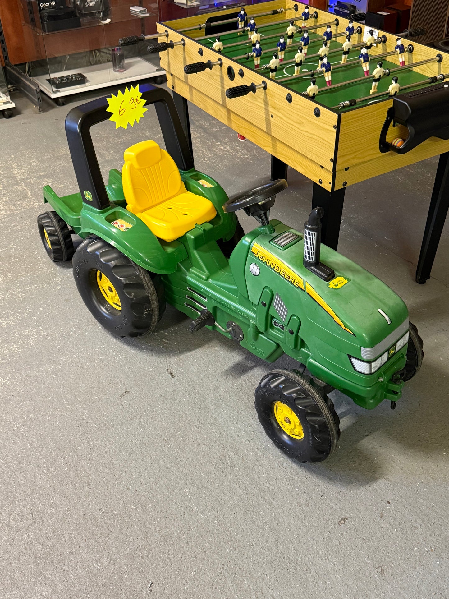 Tracteur john deere avec remorque