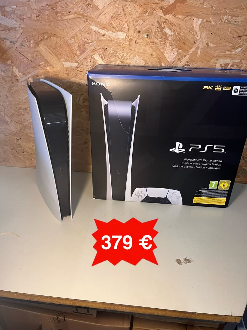 PS5 digital avec boîte