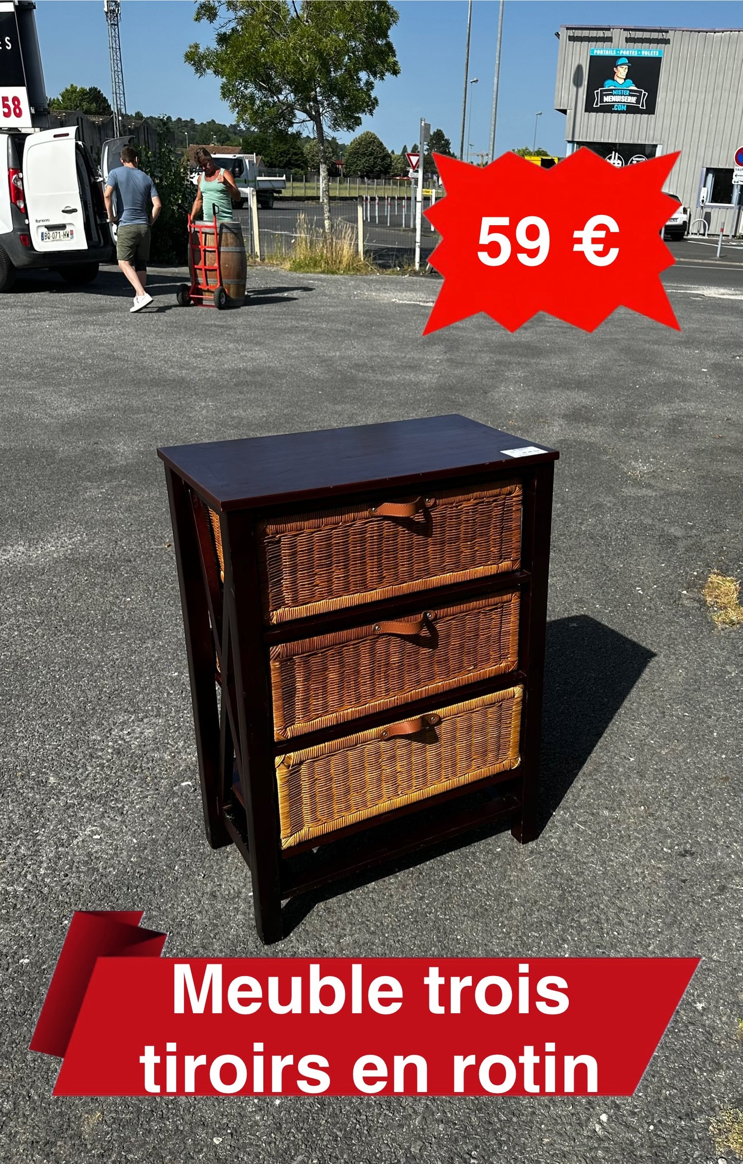 Meuble 3 tiroirs