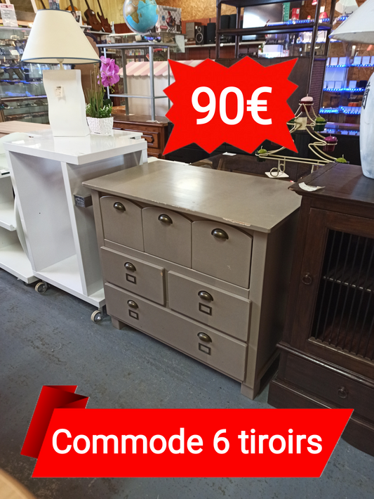 Commode 6 tiroirs