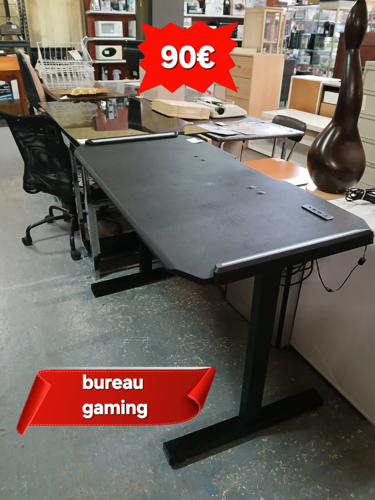 Bureau lumineux gaming