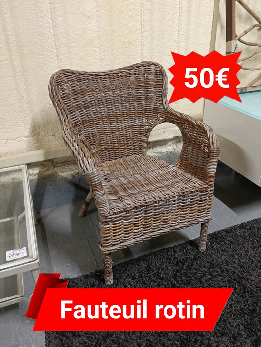 Fauteuil rotin