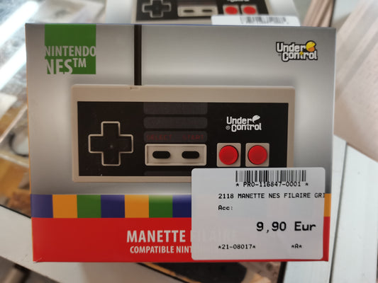Manette pour Nintendo NES couleur grise